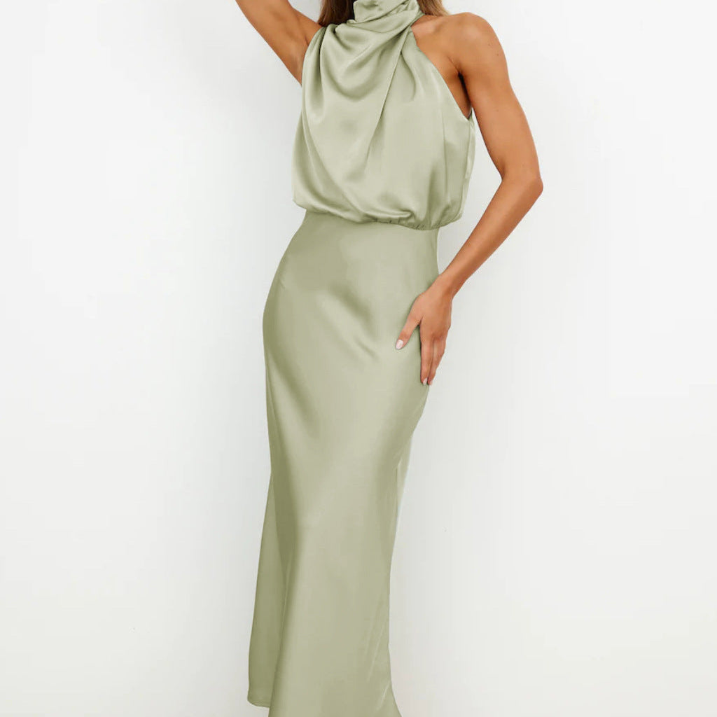 Tyra | Vestido de soirée elegante com decote halter