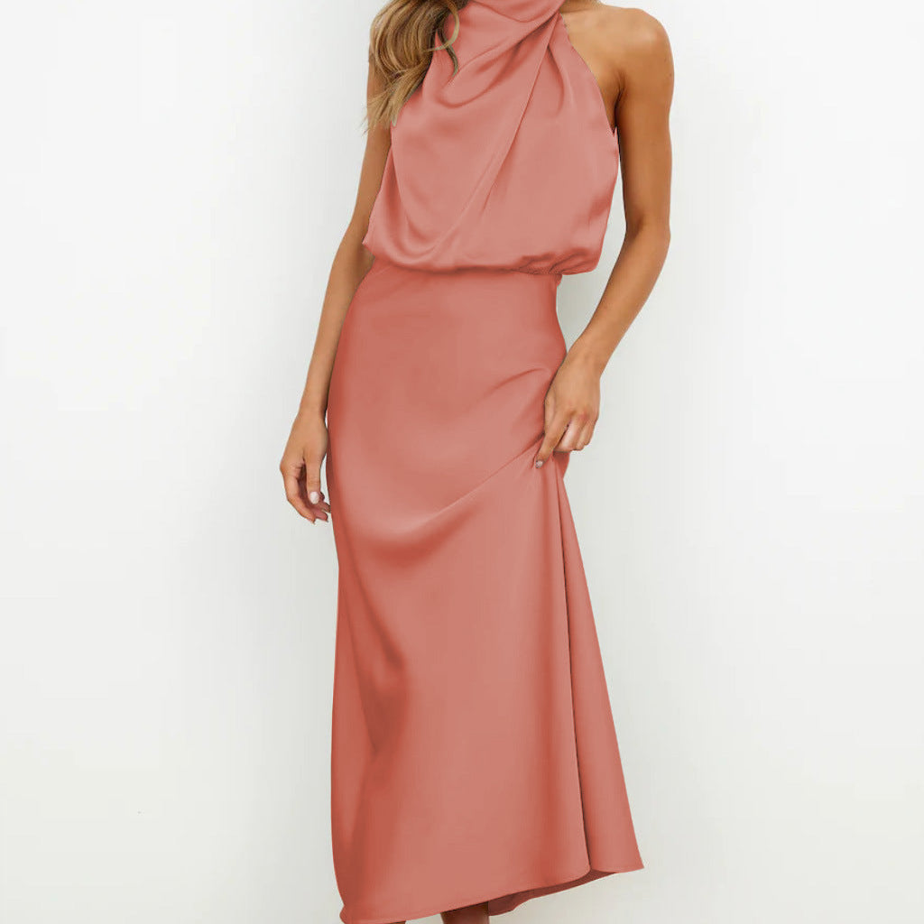Tyra | Vestido de soirée elegante com decote halter
