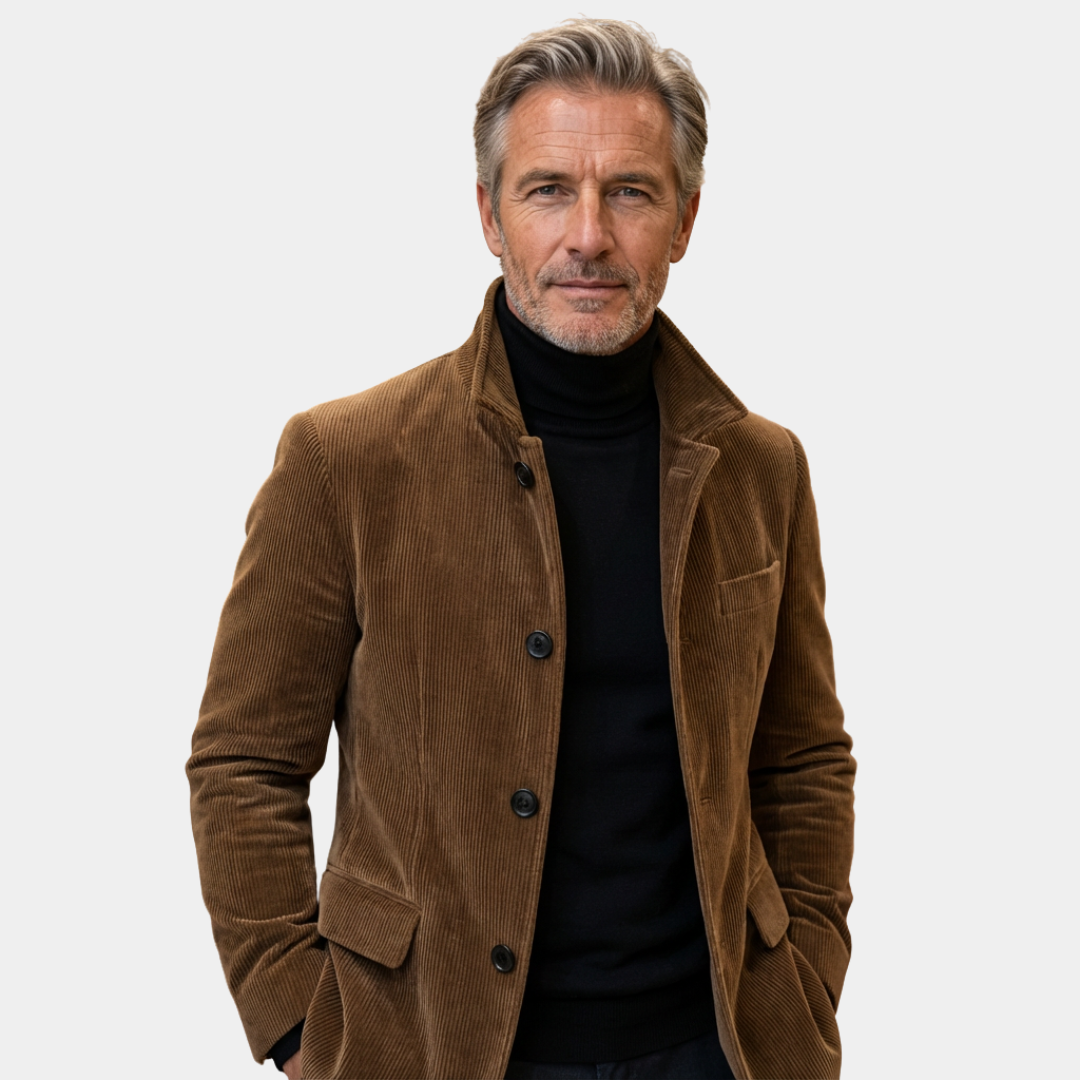 HENRIK™ | ELEGÁNS FÉRFI DZSEKI VINTAGE HATÁSÚ