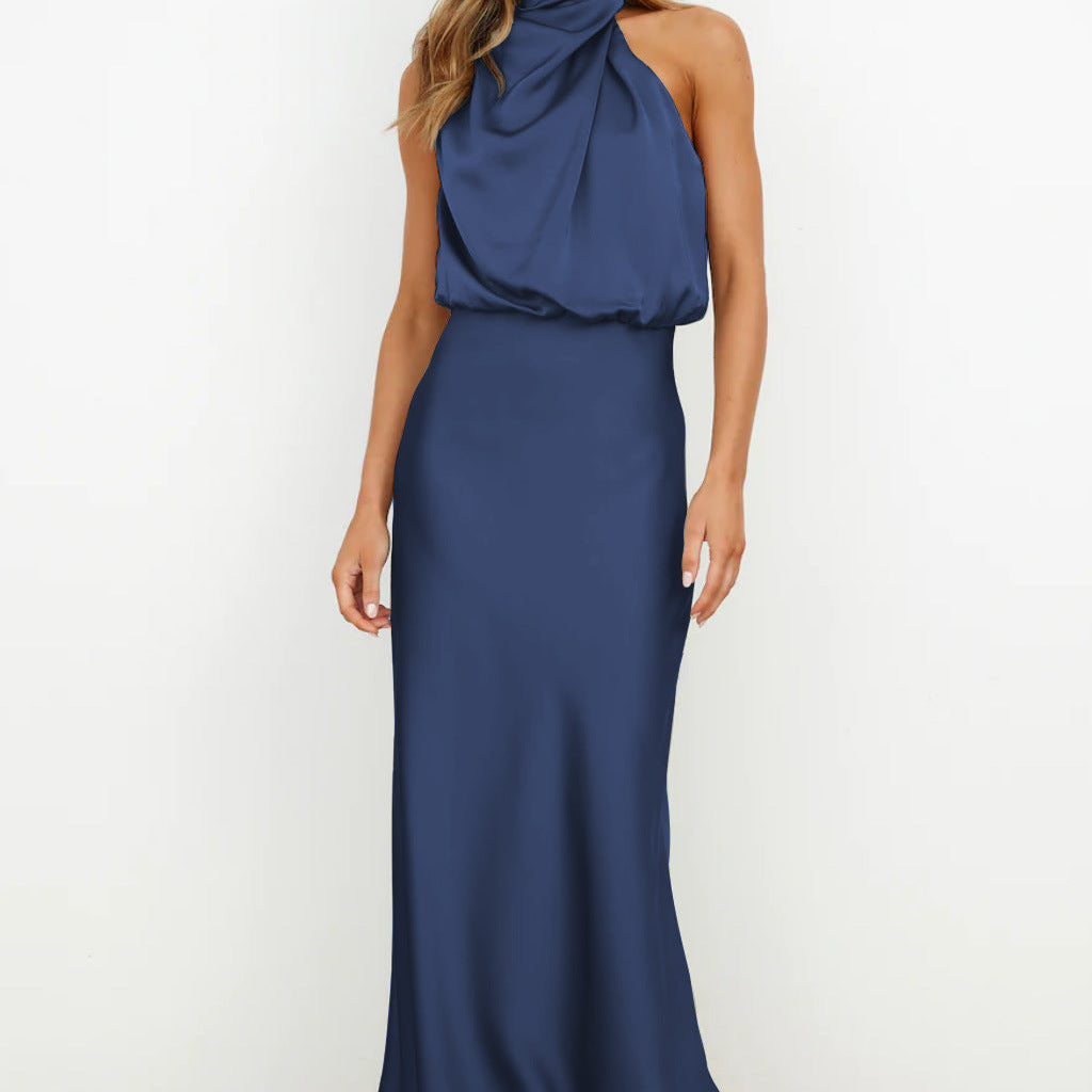Tyra | Vestido de soirée elegante com decote halter