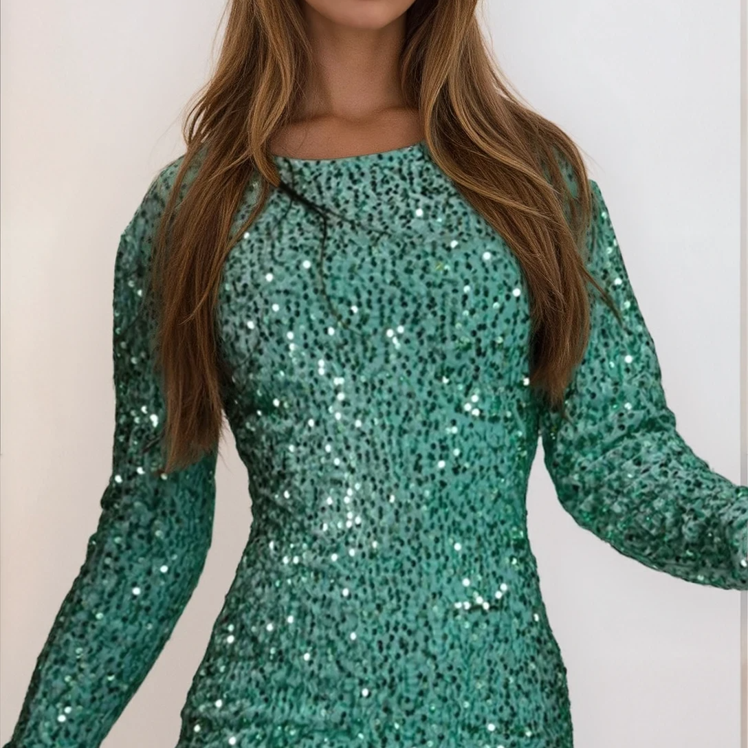 Inari | Vestido curto com lantejoulas