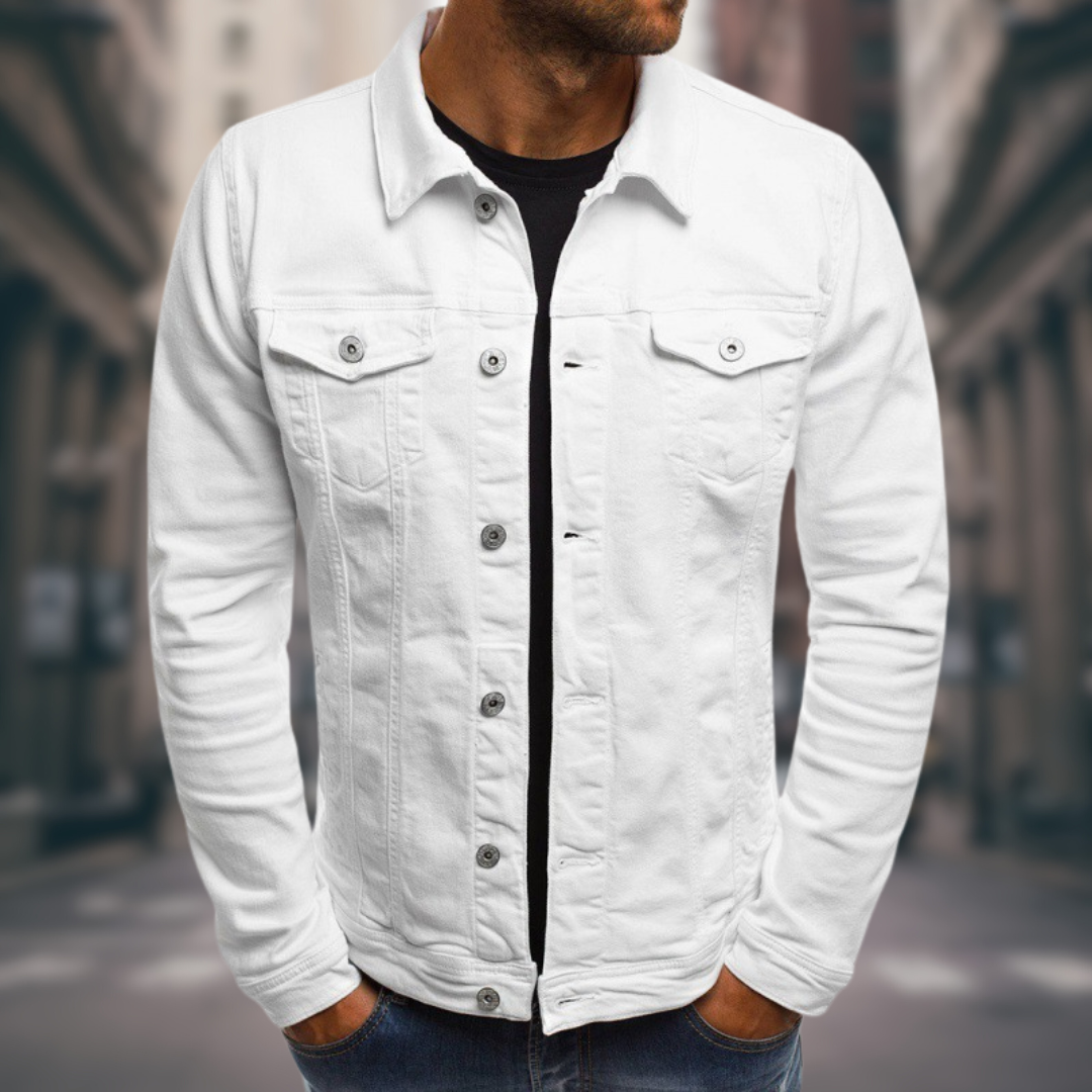 Artur - Jaqueta de Denim Corte Ajustado