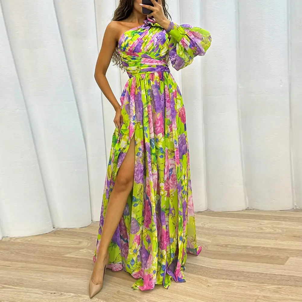 Filippa | Vestido assimétrico de uma só manga