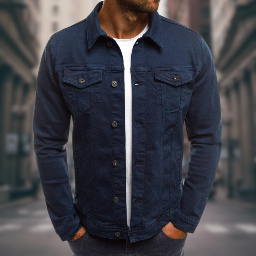 Artur - Jaqueta de Denim Corte Ajustado