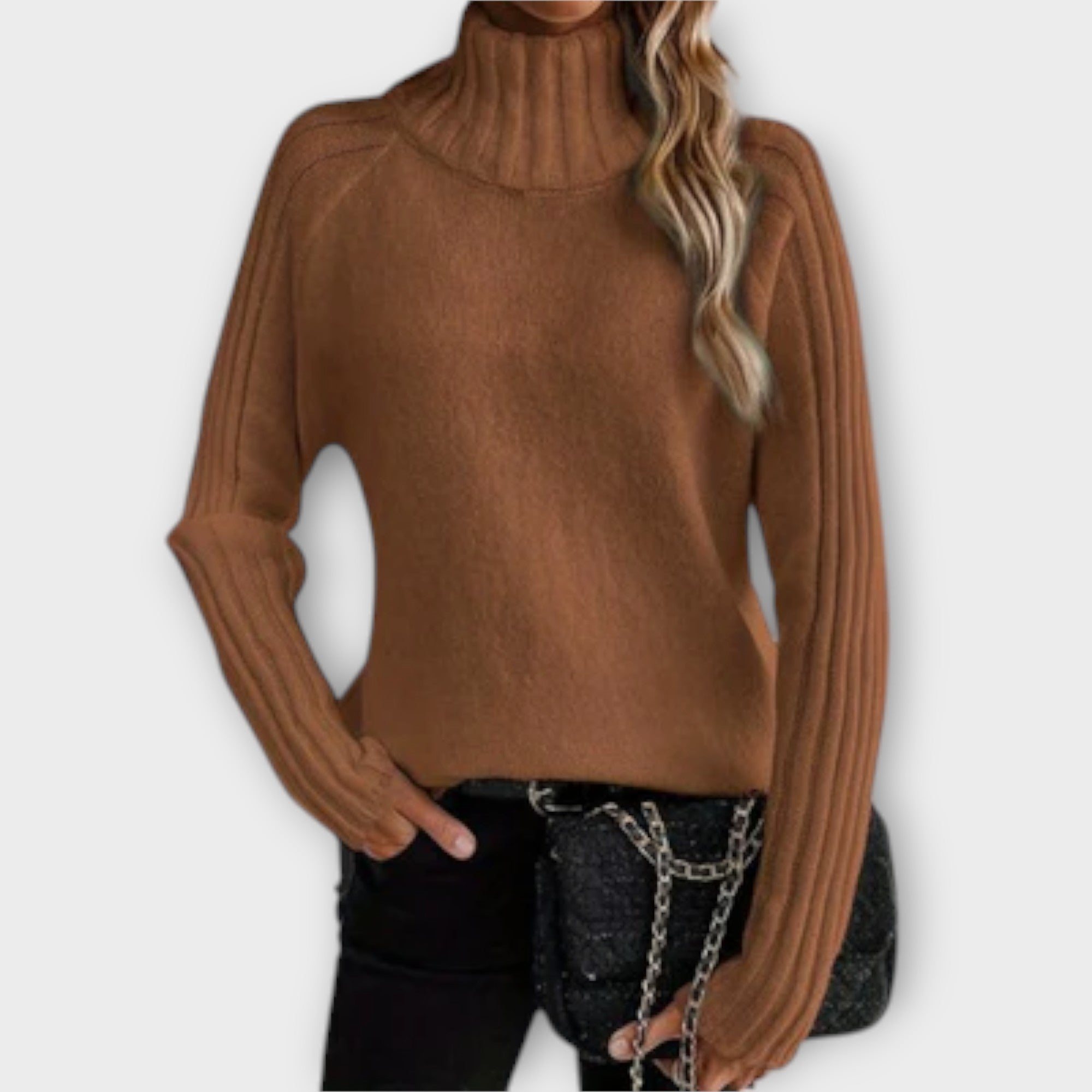 Hana | Elegáns puha kötött pulóver