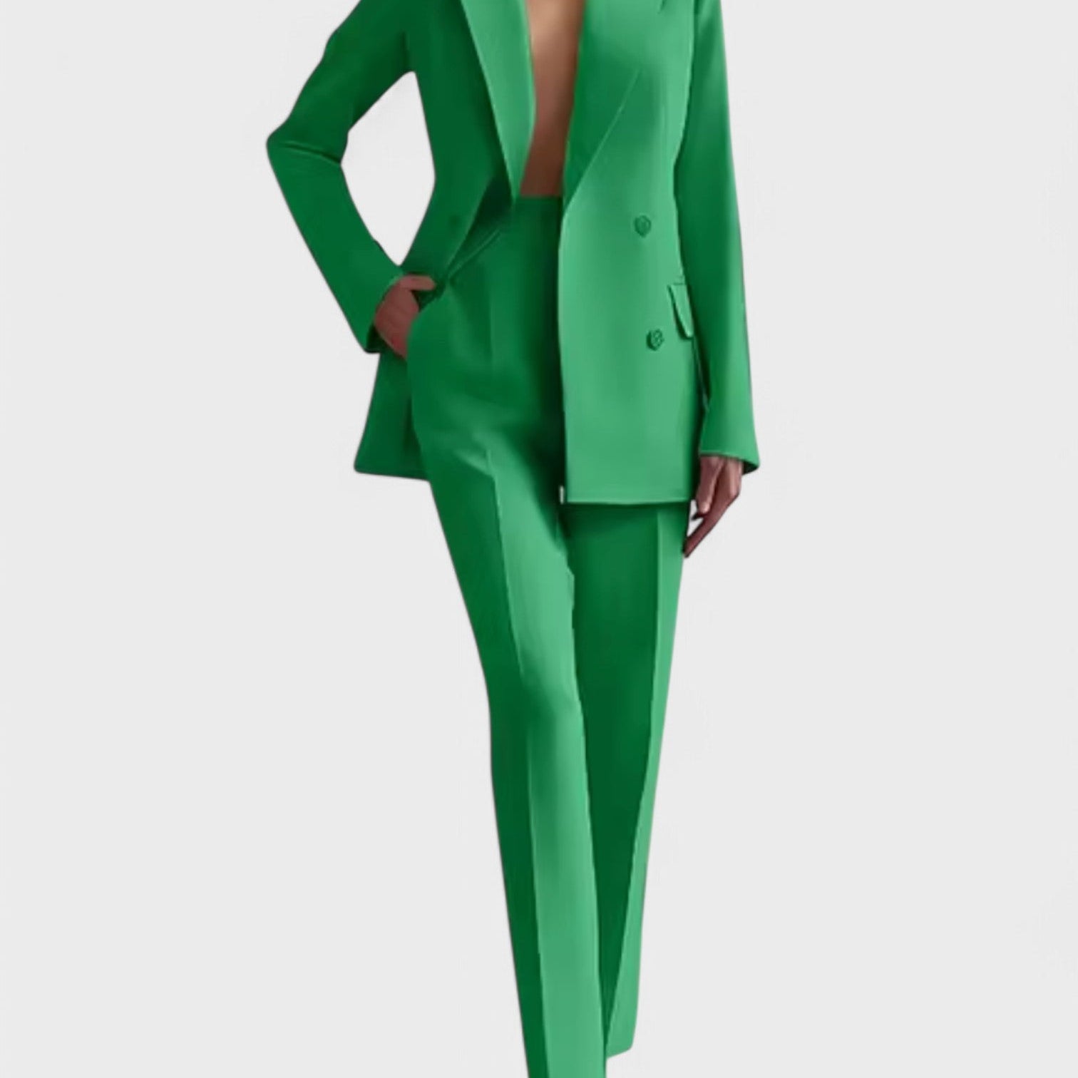 Olívia - Conjunto de Blazer e Calças