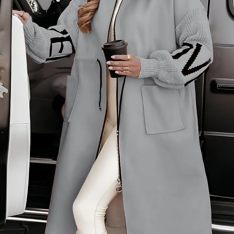 Rosa - Casaco-cardigan elegante