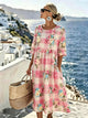 Pink Floral Gingham