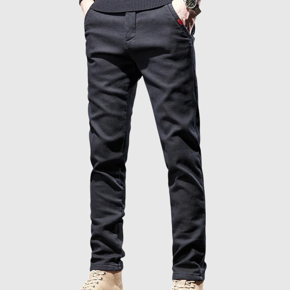 Krisztián | Slim Fit férfi pamutnadrág