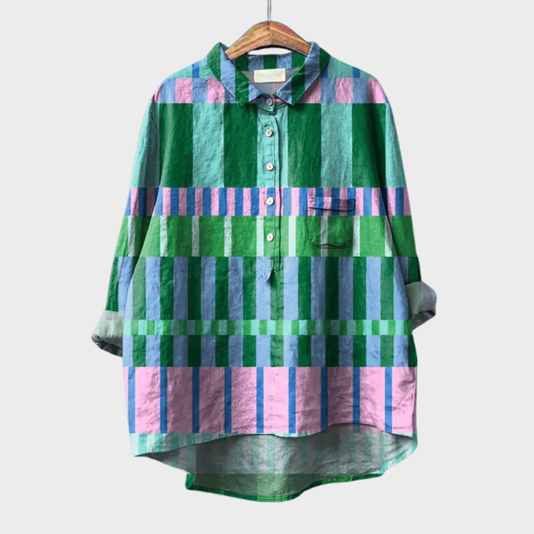 Âmbar | Blusa de Linho Elegante para o Verão
