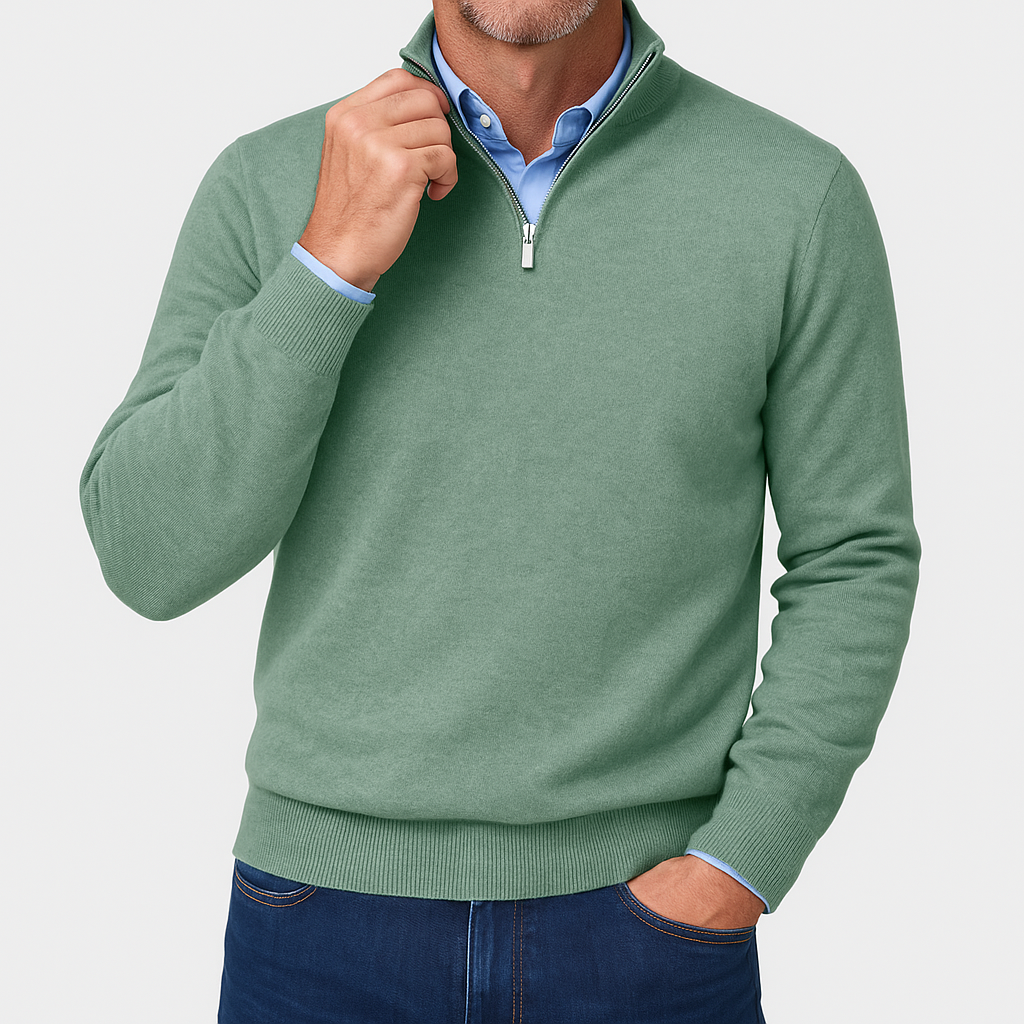 Könnyű kötött garbó sweater