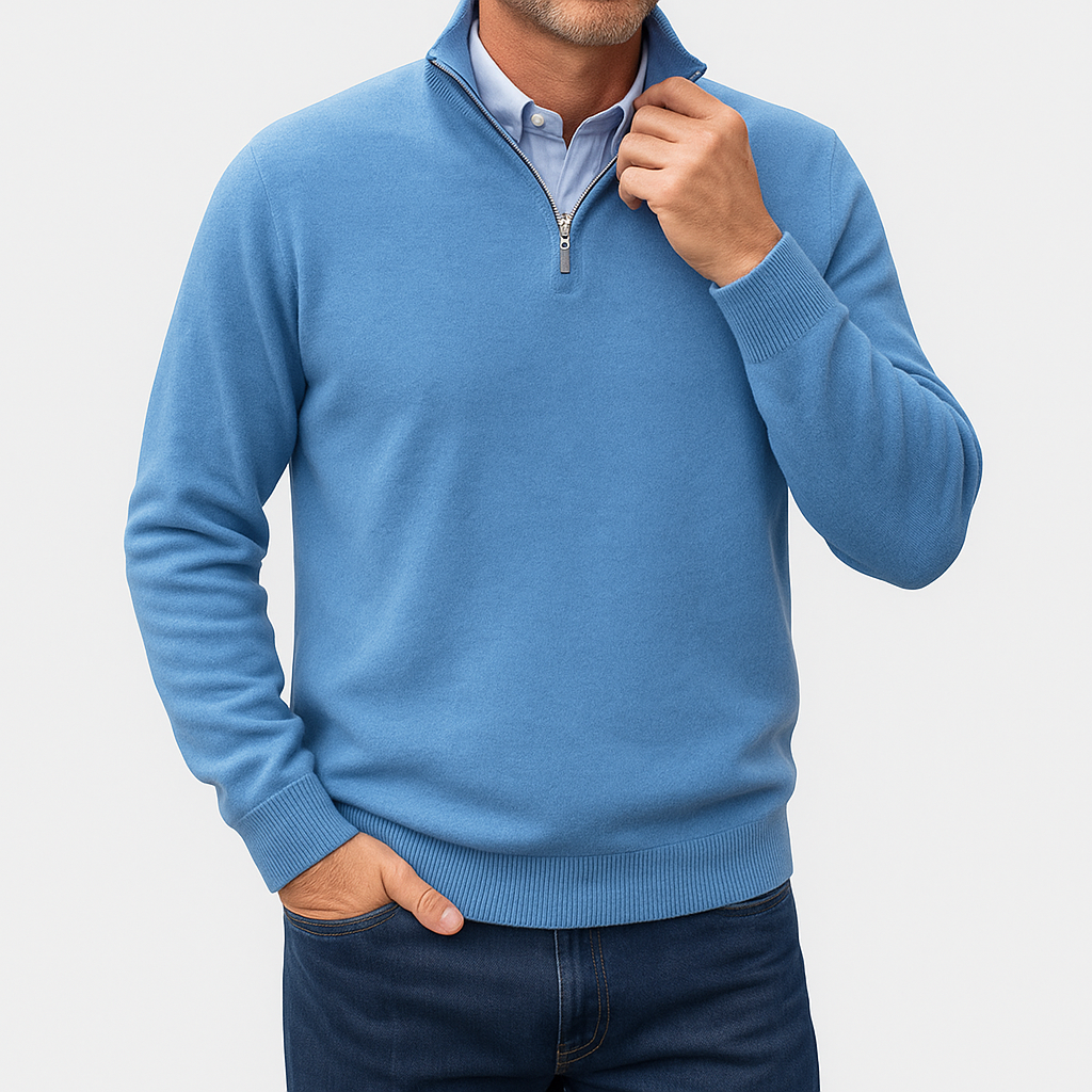 Könnyű kötött garbó sweater