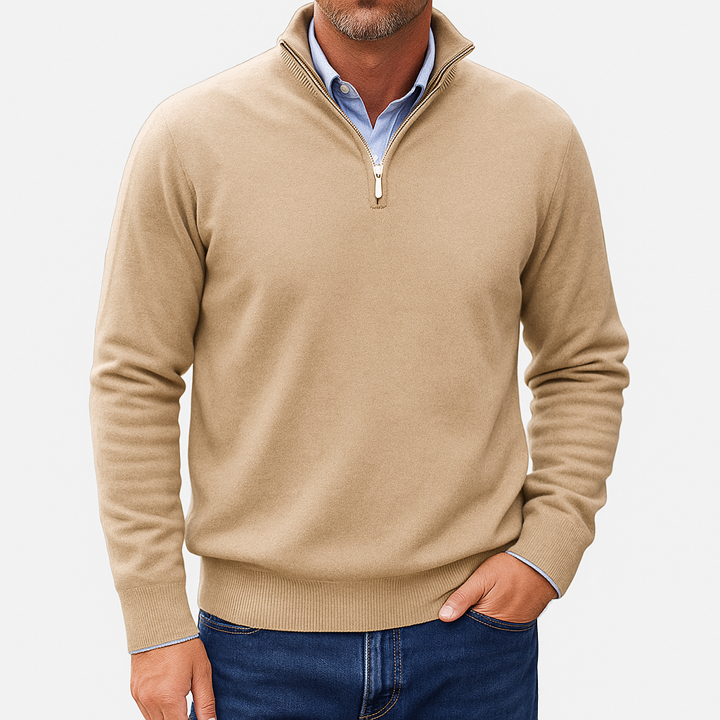 Könnyű kötött garbó sweater