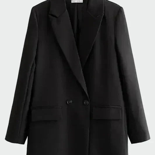 Casaco Oversized com Linha Moderna