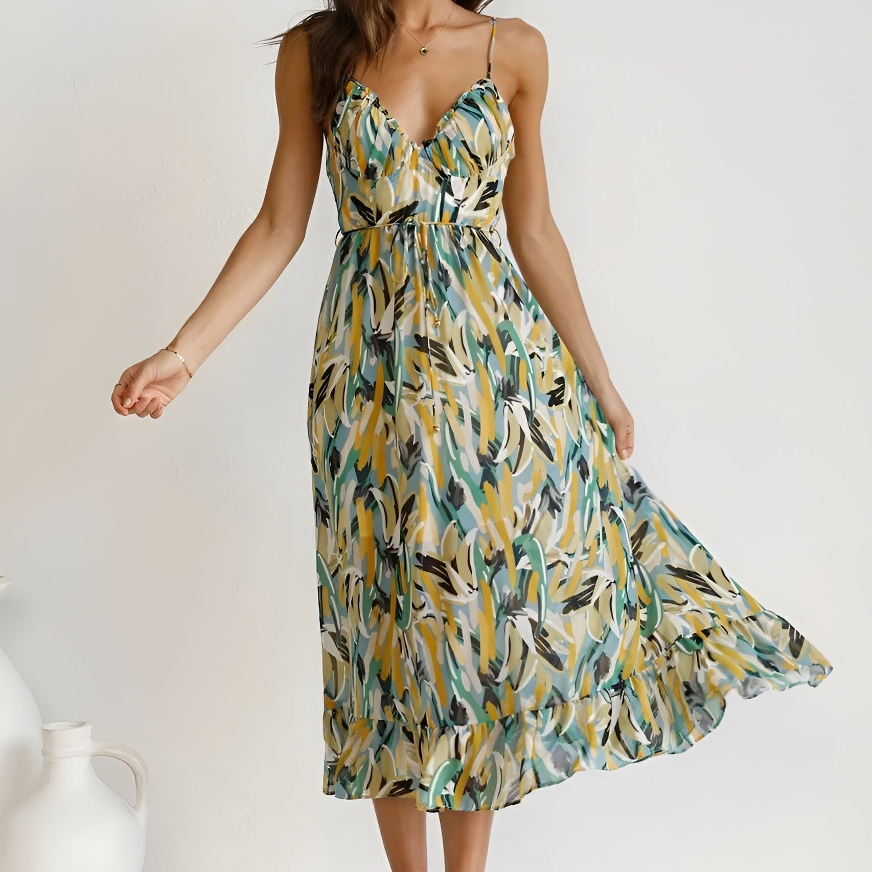 Evelina | Vestido elegante e colorido