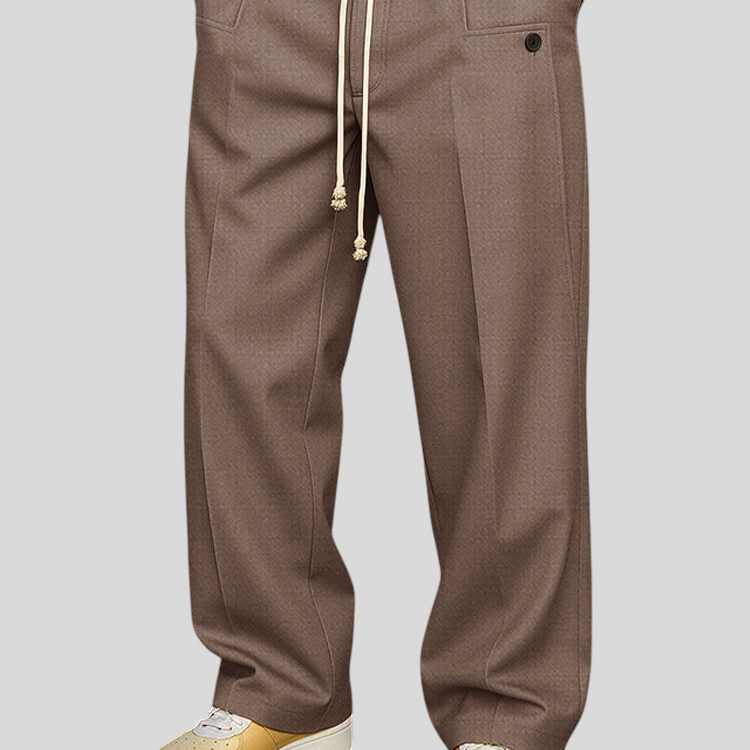 Edgar - Calças Masculinas Elegantes com Corda