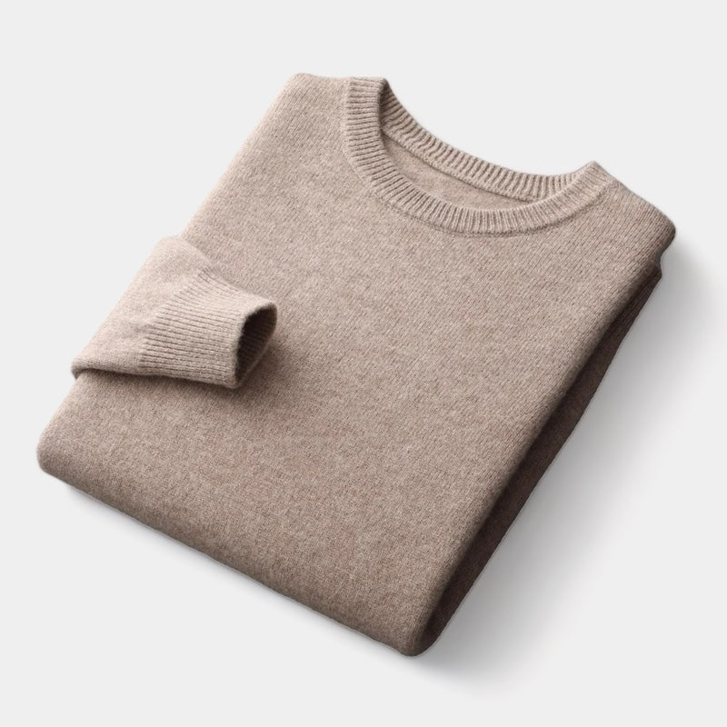 João - Mixed Knit Round Neck Jumper