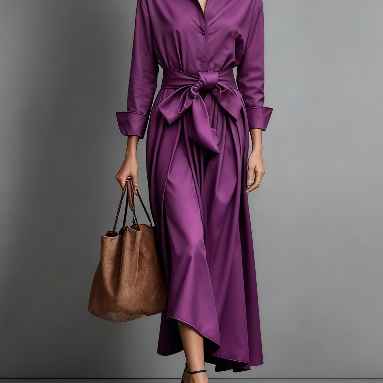Hanna - Cotton Twill Shirt Dress