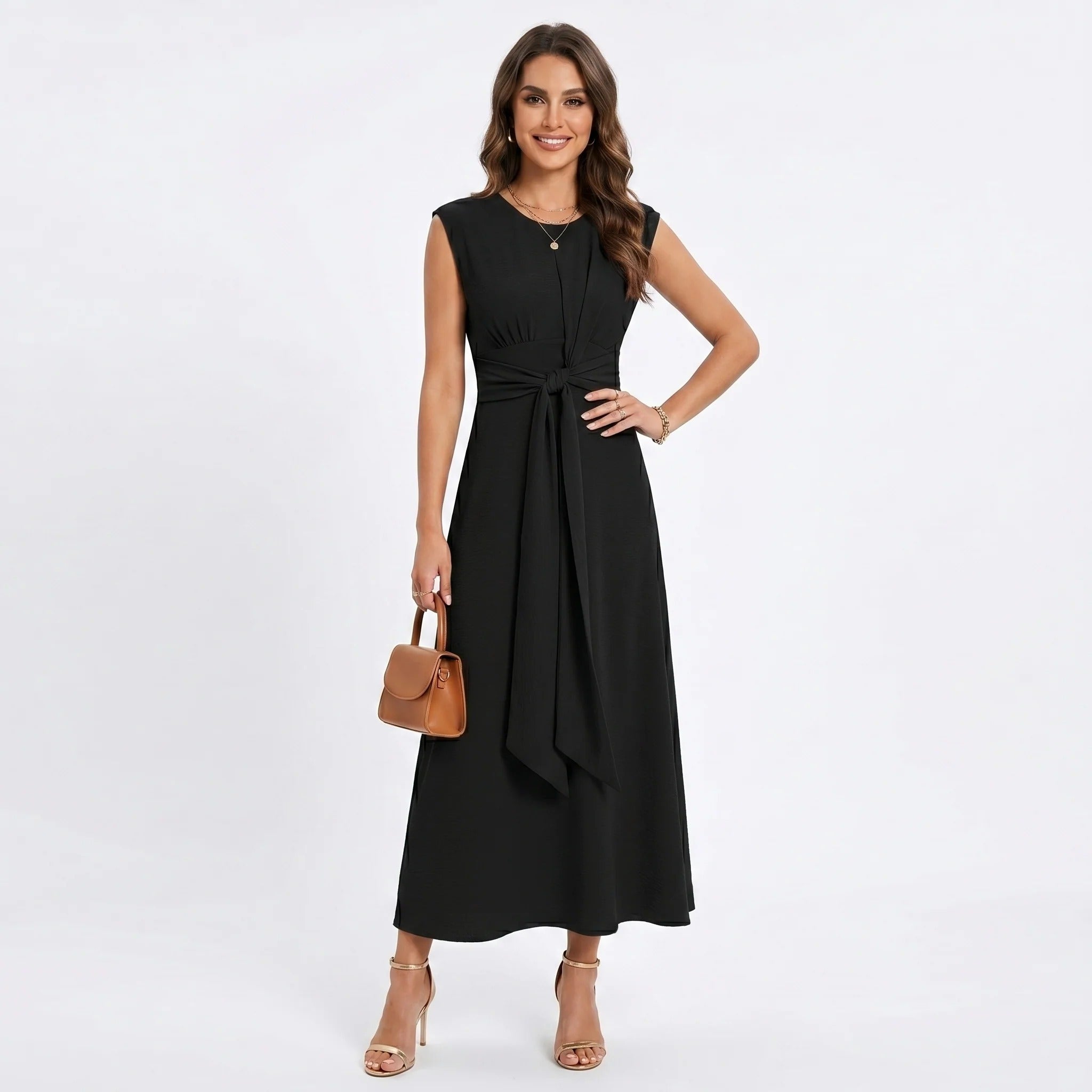 Reese | Elegáns ujjatlan maxi ruha
