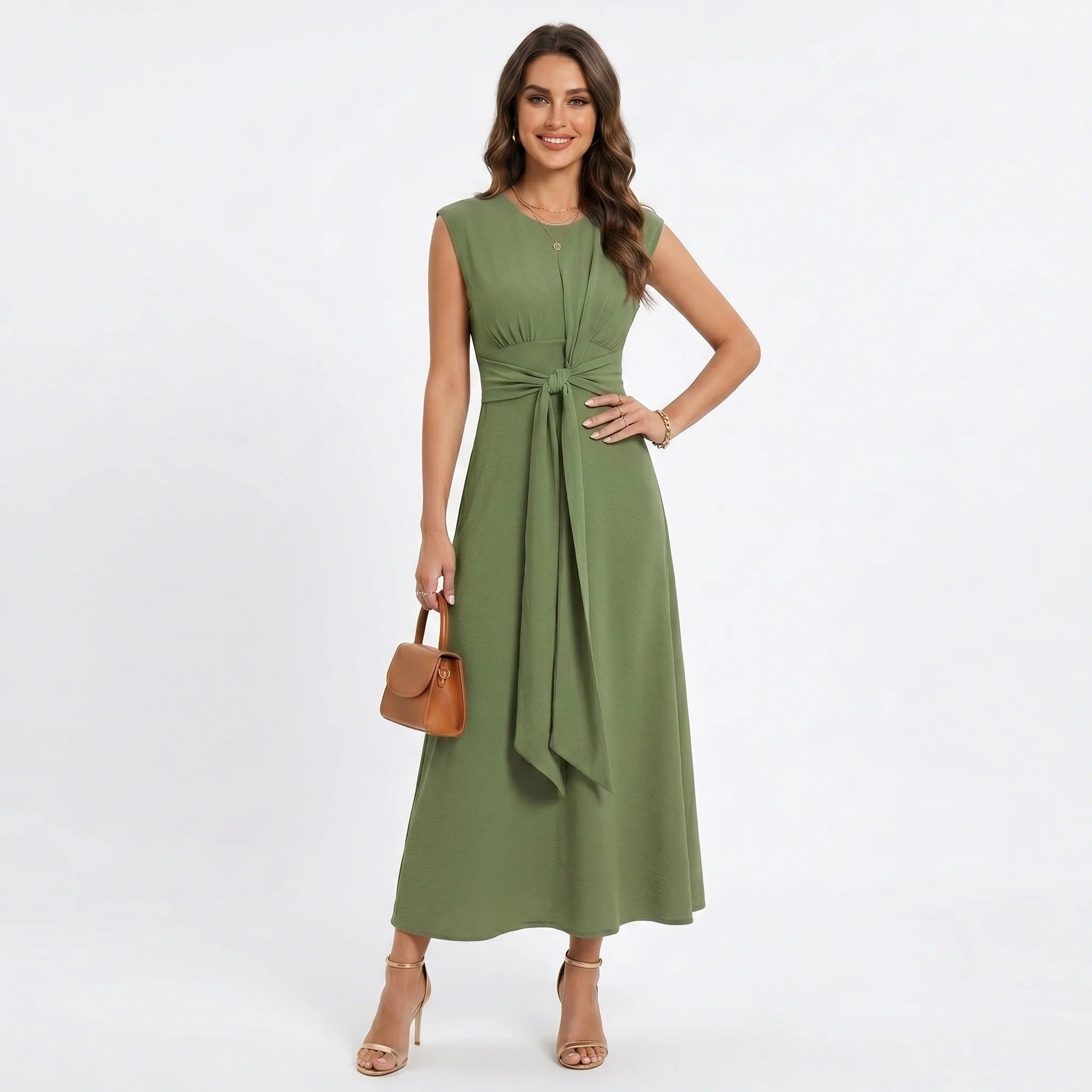Reese | Elegáns ujjatlan maxi ruha