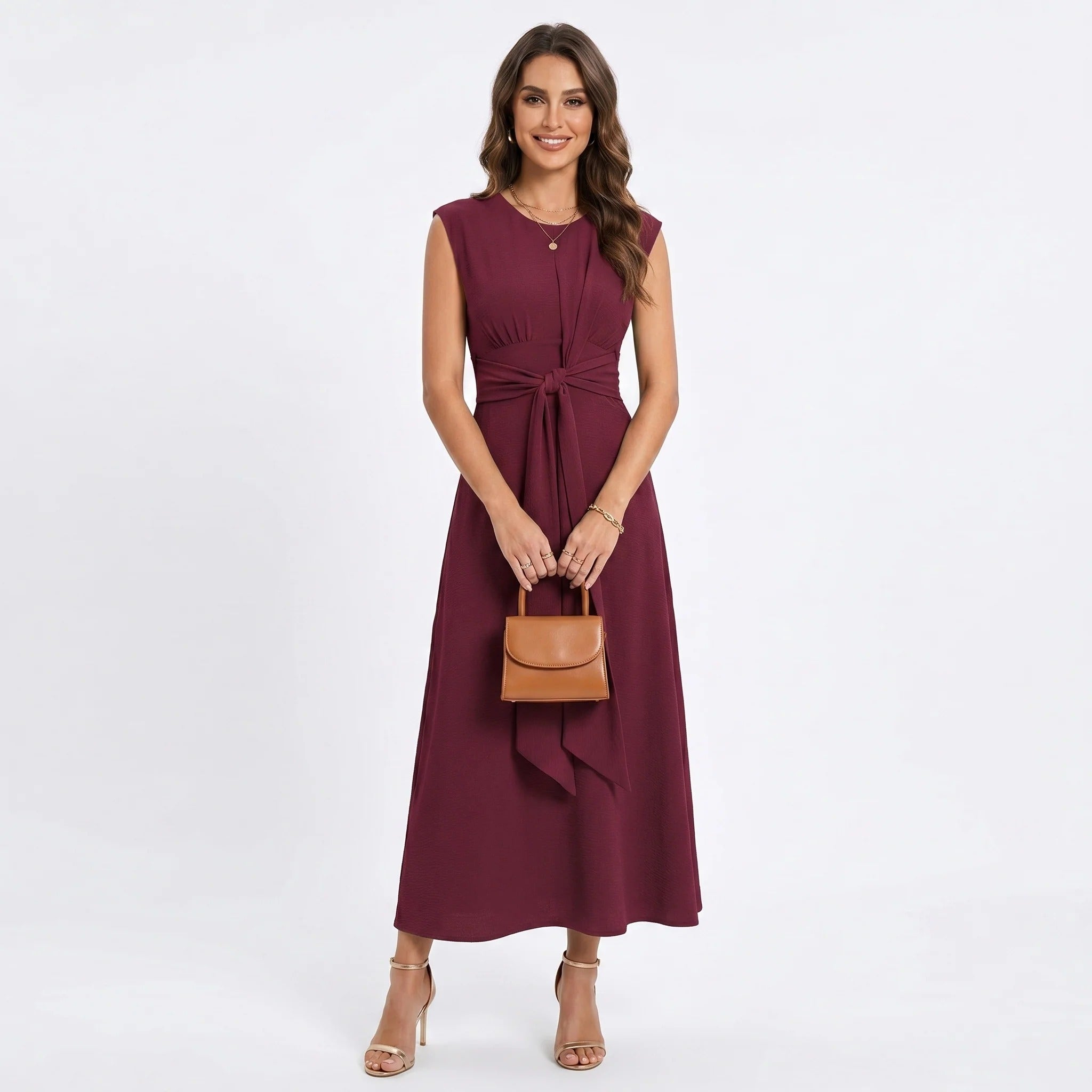 Reese | Elegáns ujjatlan maxi ruha