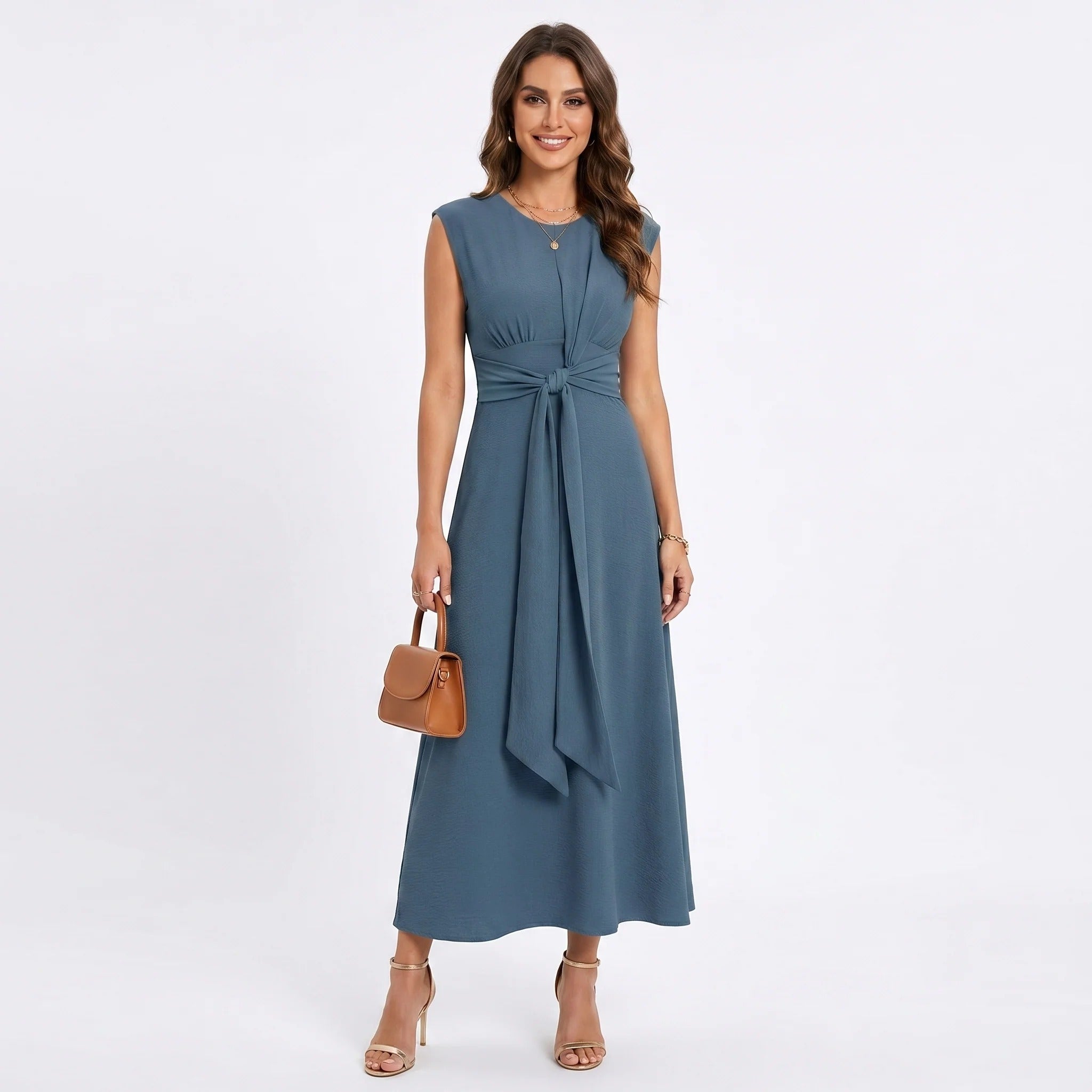 Reese | Elegáns ujjatlan maxi ruha