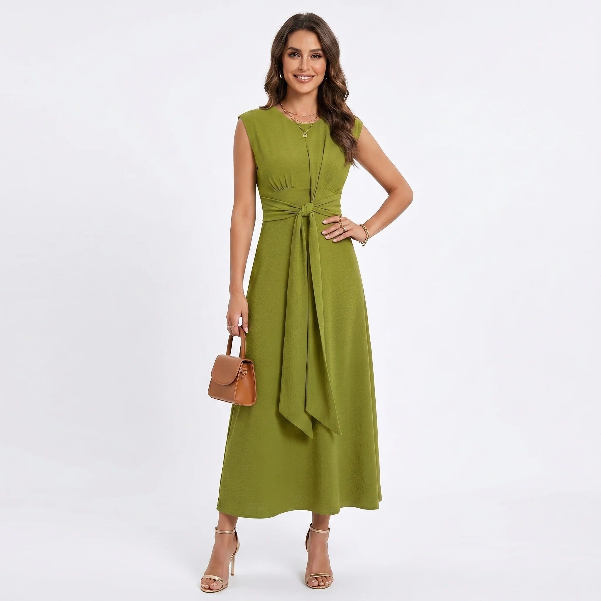Reese | Elegáns ujjatlan maxi ruha