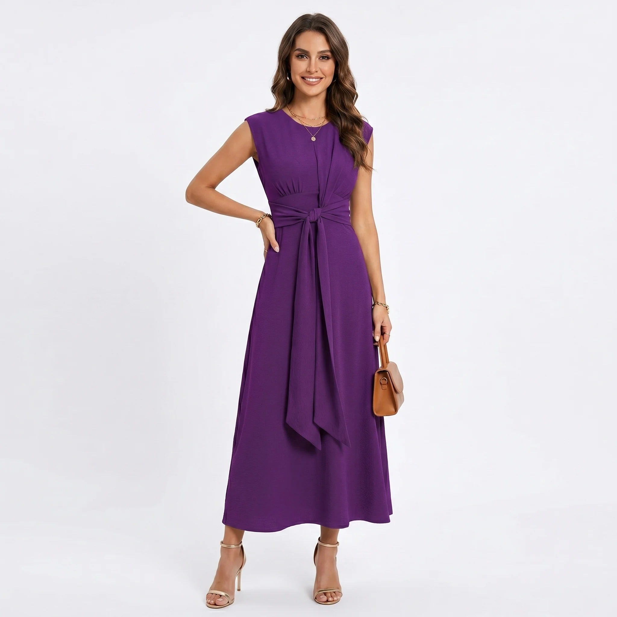 Reese | Elegáns ujjatlan maxi ruha